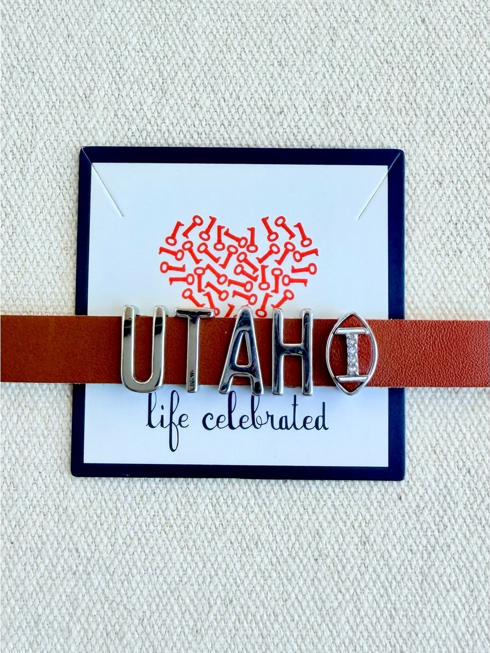 *Charm Set Ideas with Letters* KEEP COLLECTIVE Retired~UTAH Football